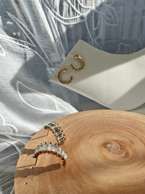 CURVE STONE EARING - Image 3