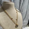 EVIL EYE DOULBE LAYER NECKLACE