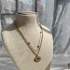EVIL EYE DOULBE LAYER NECKLACE