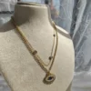 EVIL EYE DOULBE LAYER NECKLACE