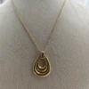SMALL LEAF DROP NECKLACE
