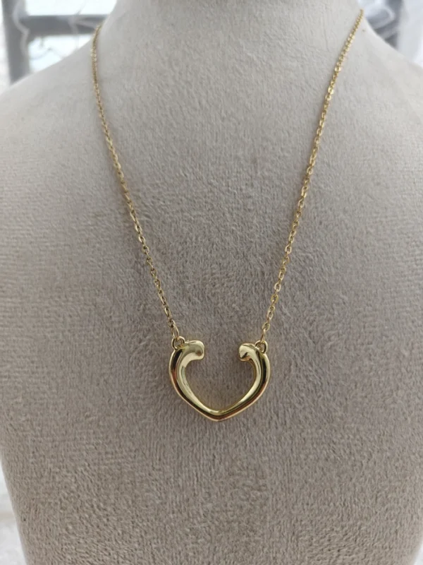 PARIS BIG HEART NECKLACE - Image 4