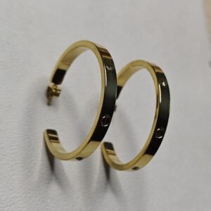 Aara Gold-Plated Floral Stud Earrings