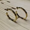 Gilded Arc Hoops – Bold Gold Plated Earrings