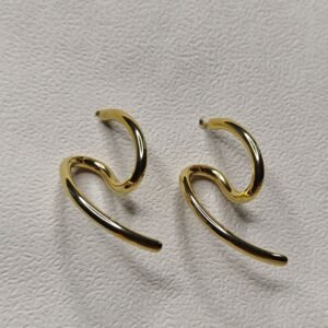 Aara Gold-Plated Floral Stud Earrings