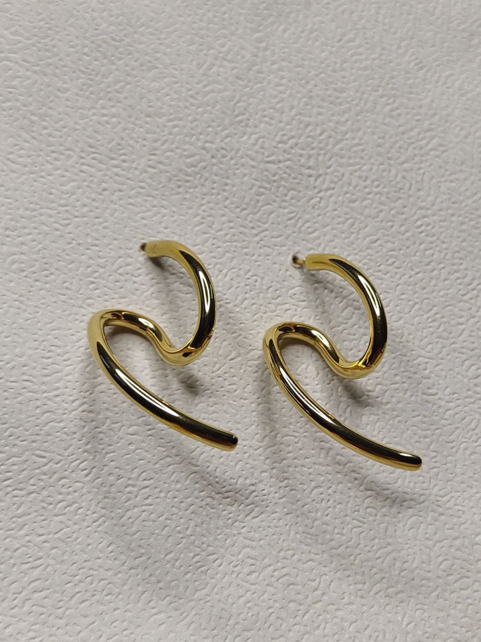 Aara Gold-Plated Floral Stud Earrings