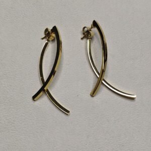 Aara Gold-Plated Floral Stud Earrings
