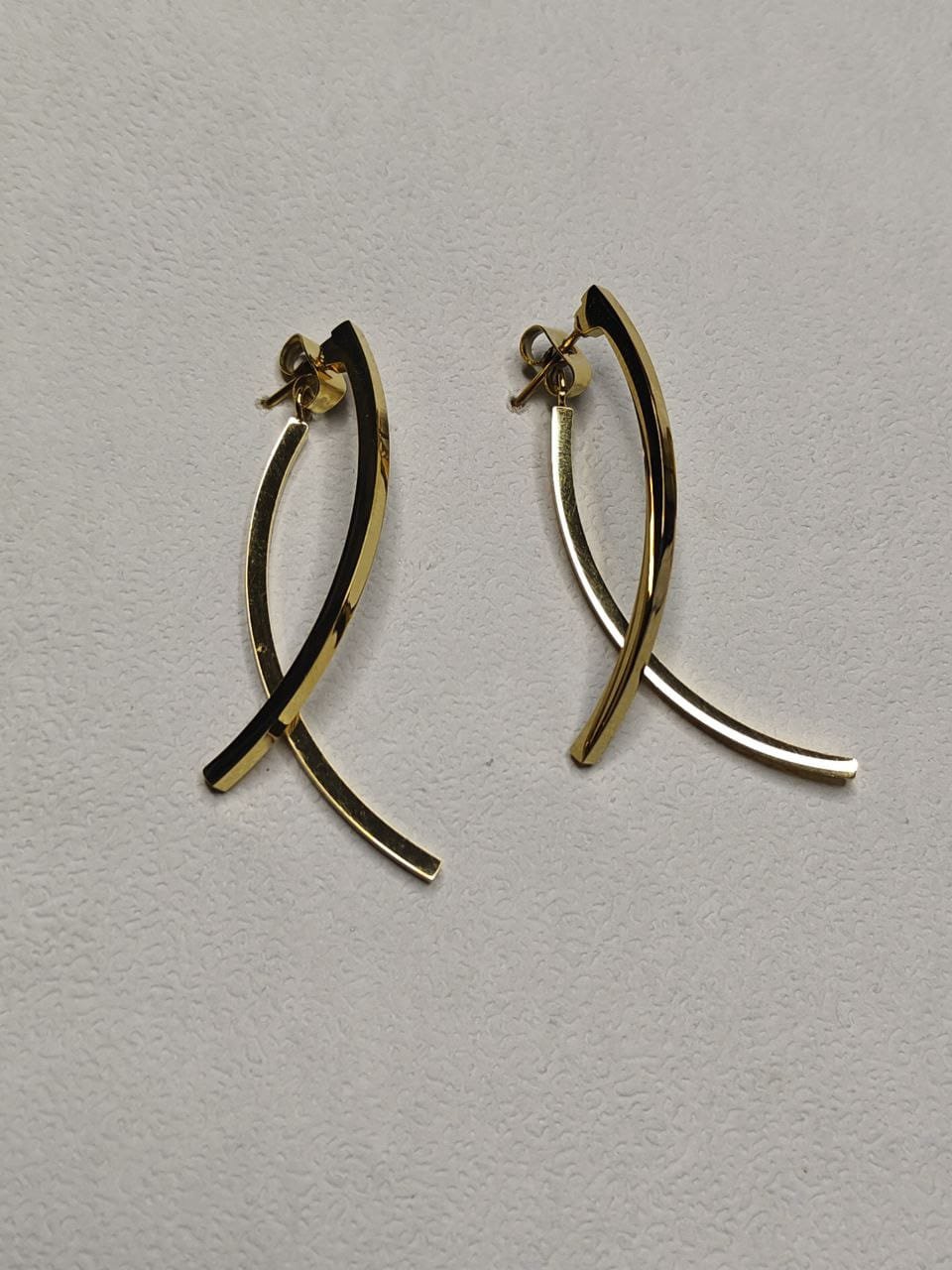 Aara Gold-Plated Floral Stud Earrings