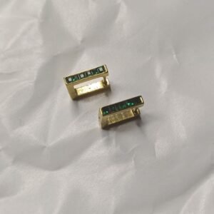 Aara Gold-Plated Floral Stud Earrings
