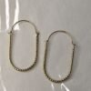 Ira Gold-Plated Twisted Oval Hoop Earrings