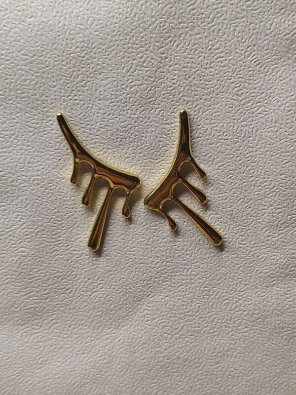 WhatsApp Image 2025-07-07 at 18.40.19_78fced04 Zara Gold Abstract Drip Statement Earrings