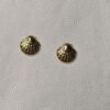 Zara Gold Shell Stud Earrings