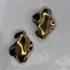 Verde Sculptural Statement Earrings