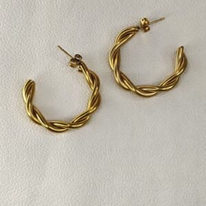  Emerald Radiance Hoops