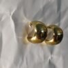 Chunky Gold Dome Hoop Earrings