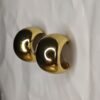 Chunky Gold Dome Hoop Earrings