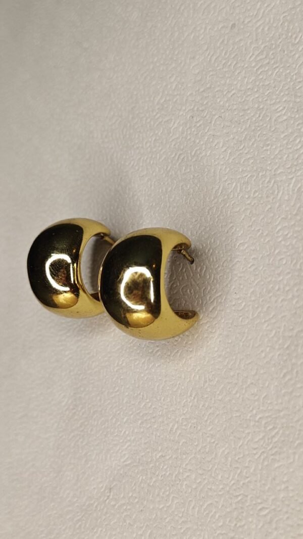WhatsApp Image 2025-07-08 at 13.47.08 (2) Chunky Gold Dome Hoop Earrings