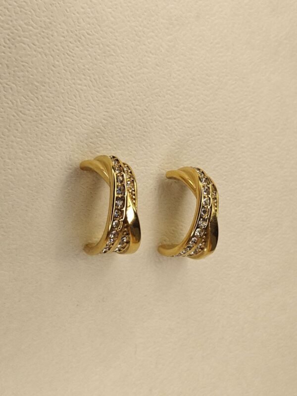 WhatsApp Image 2025-07-08 at 17.13.32 (1) Gold-Tone Crystal Encrusted Crossover Earrings