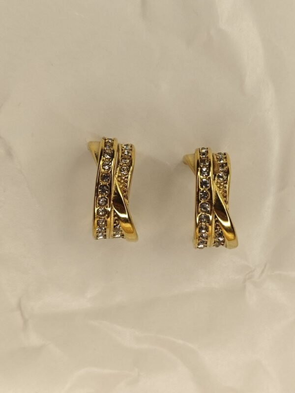 WhatsApp Image 2025-07-08 at 17.13.33 Gold-Tone Crystal Encrusted Crossover Earrings