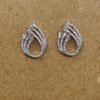 Elegant Cascade Diamond-Cut Studs
