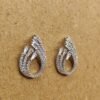 Elegant Cascade Diamond-Cut Studs