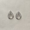 Elegant Cascade Diamond-Cut Studs
