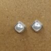 Classic Pearl Cushion Stud Earrings