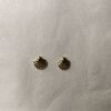 Zara Gold Shell Stud Earrings