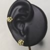 Aara Gold-Plated Floral Stud Earrings
