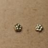 Aara Gold-Plated Floral Stud Earrings
