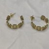 Noor Gold-Plated Filigree Hoop Earrings