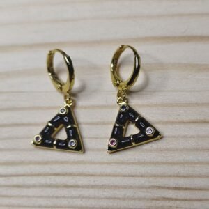 Leaf Pearl Stud Earrings