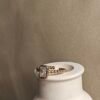 Skarra Beadline Solitaire Ring