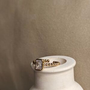 Skarra "Molten Crest" Gold-Plated Ring