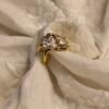 The Bloom Ring – Crystal Cluster in Gold Finish